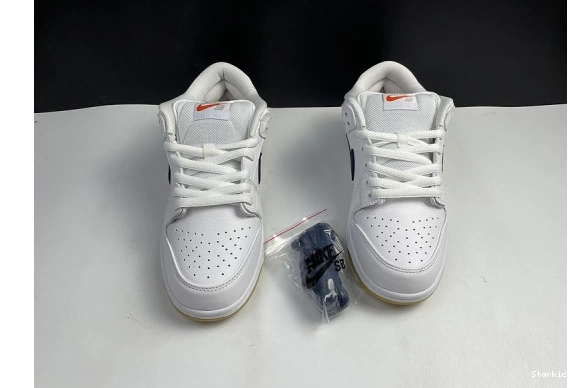 White Label Dunk Nike Orange Navy CZ2249-100 SB Low 0327